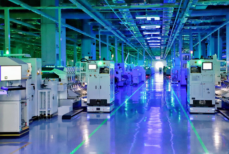 富士康鄭州科技園“燈塔工廠”。受訪企業供圖